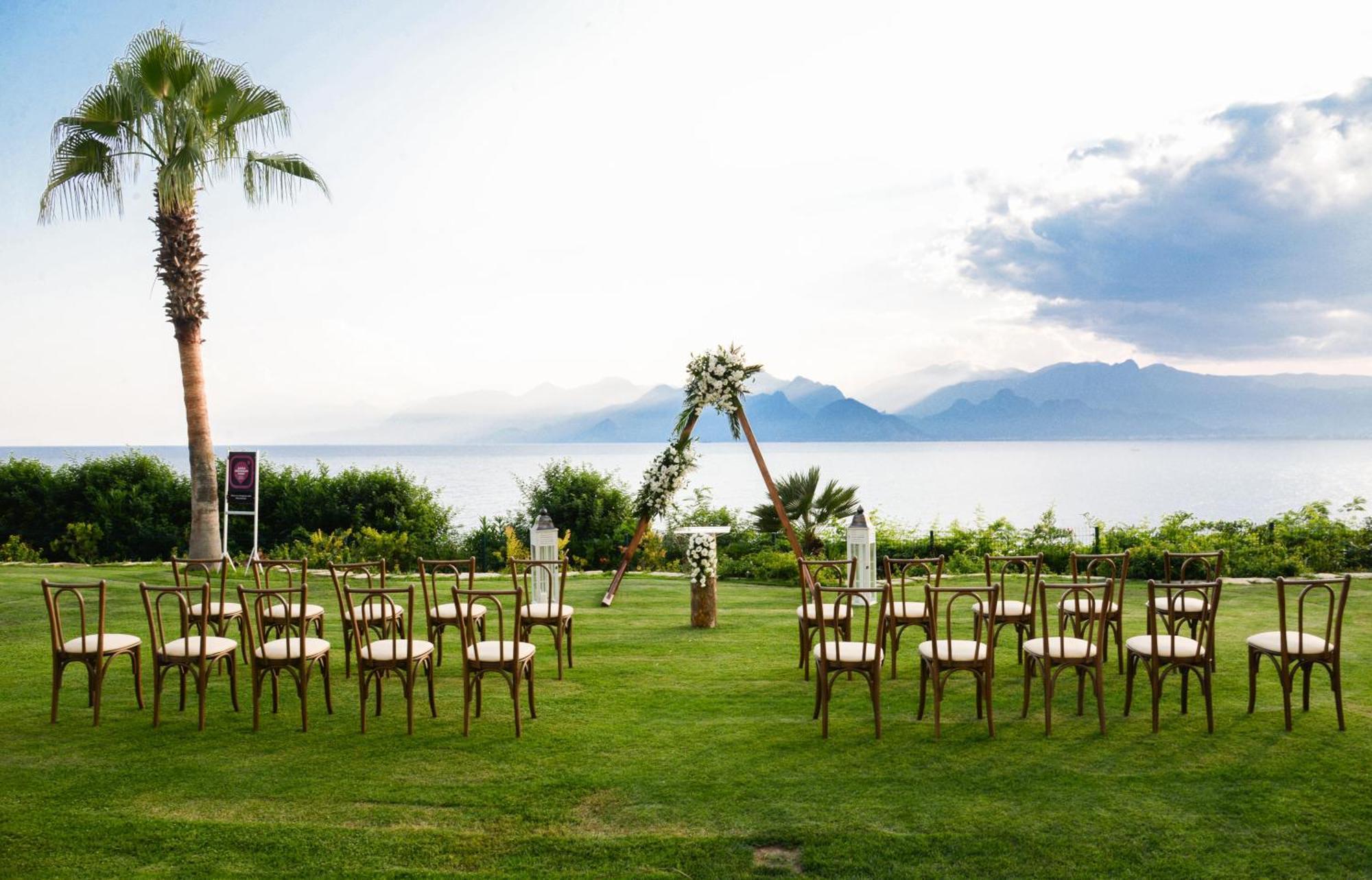 Akra Antalya Hotel Bagian luar foto Wedding venue